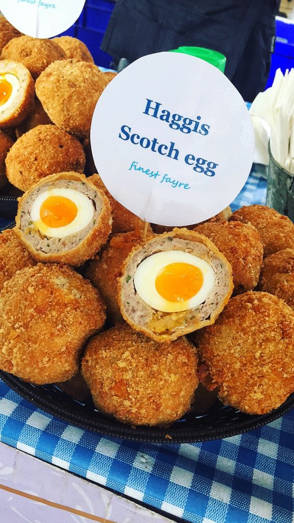 Haggis scotch egg