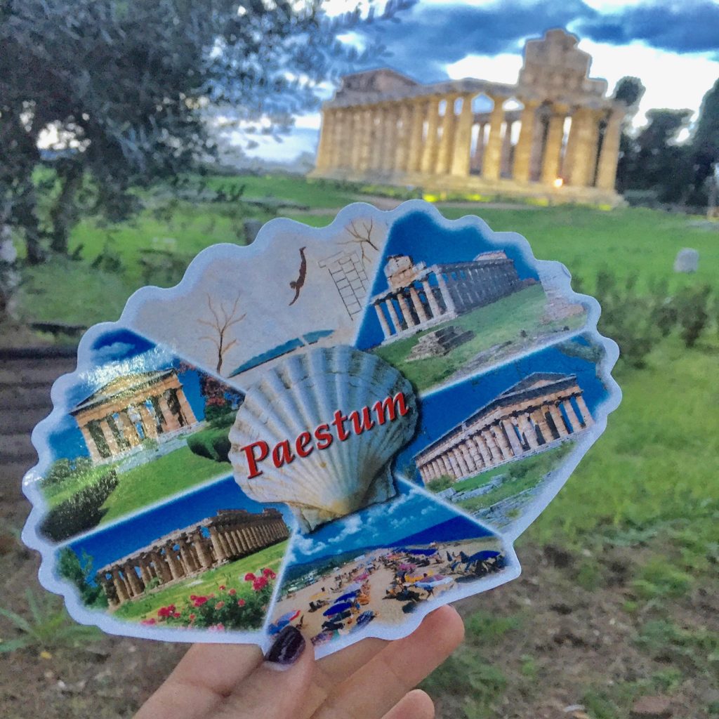 postcard of Paestum