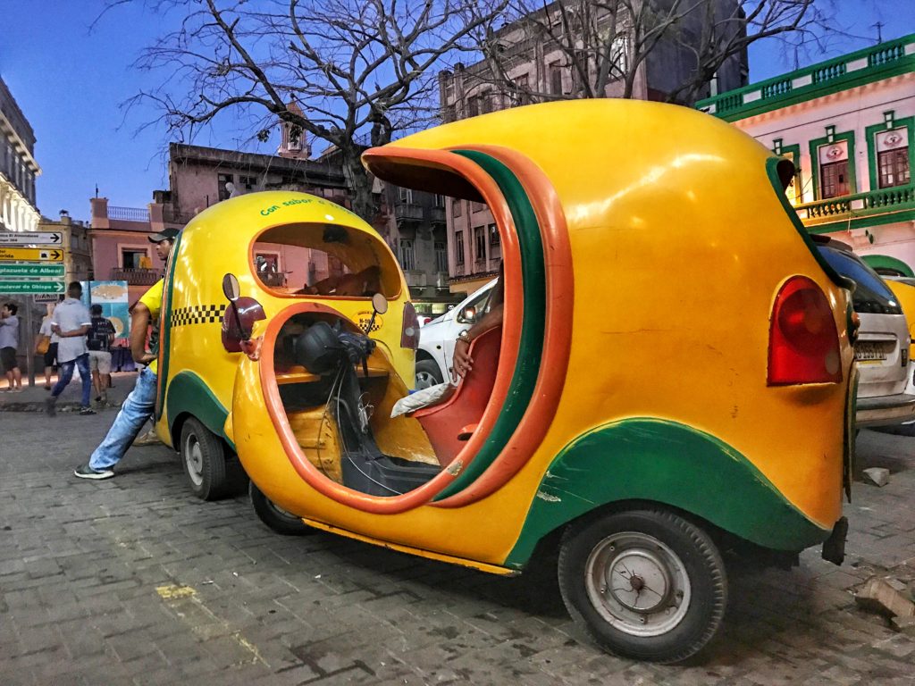 coco taxi in havana
