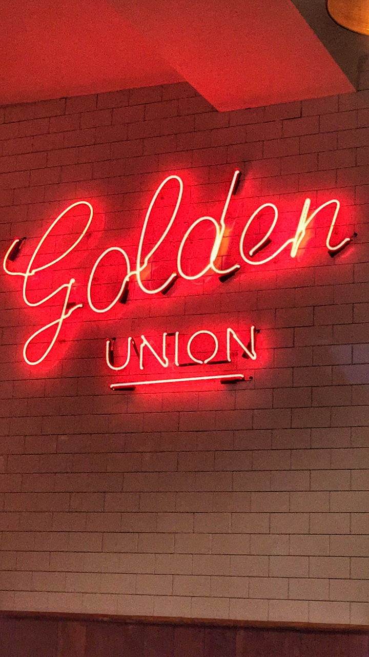 Golden Union fish sign