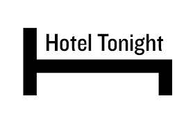 hotels tonight logo in black