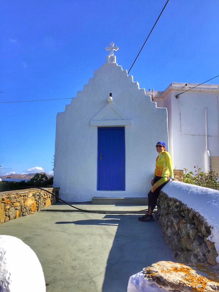 White Greek Church in Mykonos