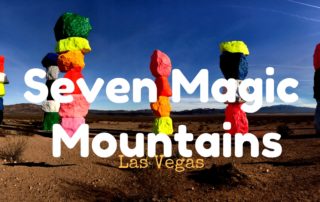 Rainbow boulders in Las Vegas