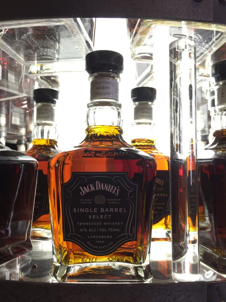 bottle of Jack Daniels whiskey