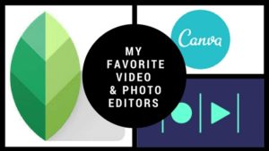 My favorite video and photo editors