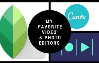 My favorite video and photo editors