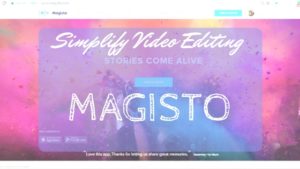 simplify video editing magisto home page