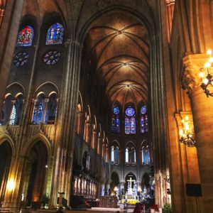 Inside of Notre Dame