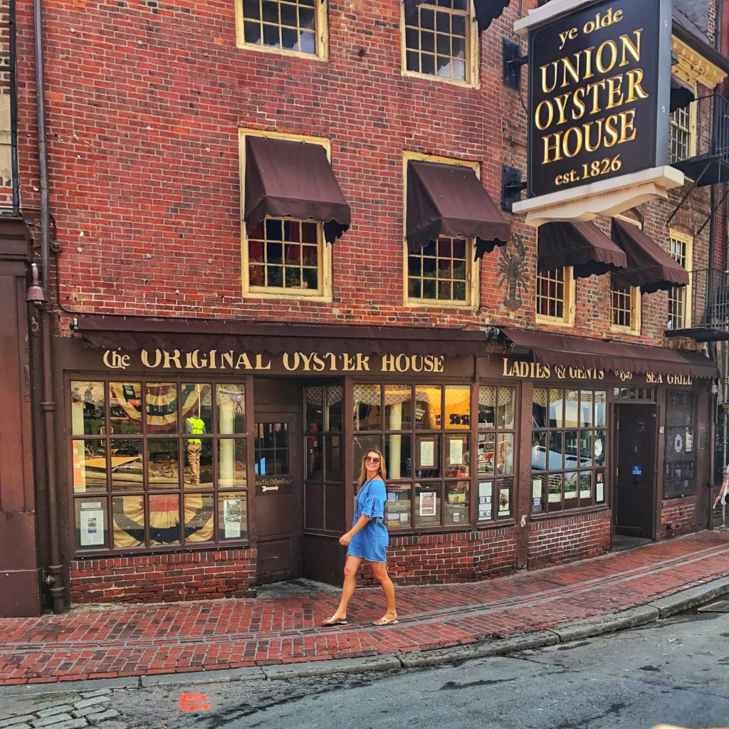 woman at Union Oyster House