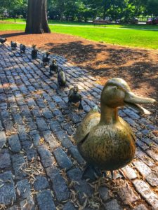 Make Way for Ducklings Statue