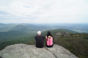 friends on top of old rag mountain