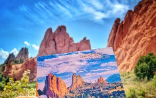 postcard at Garden of the Gods