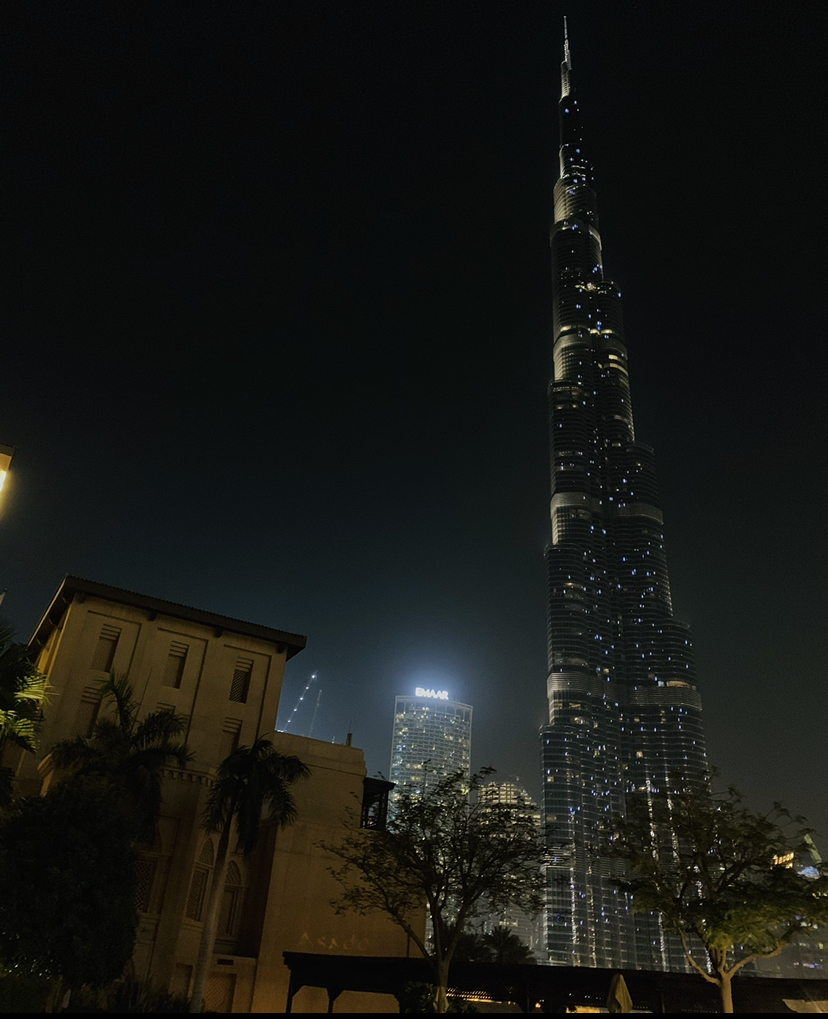 The Burj at night 