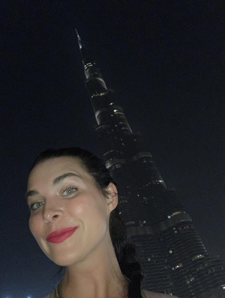 selfie at The Burj Dubai